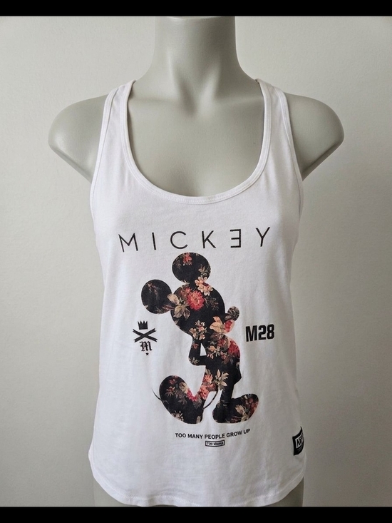 Disney Tops - *Rare* Disney X Neff White Graphic Tank Top